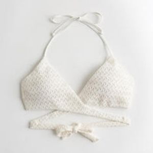 Hollister wrap triangle bikini top